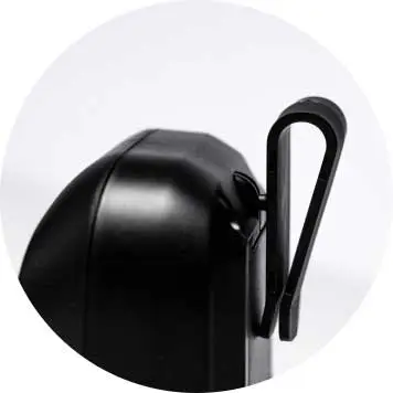 Clips voor het dragen van de RJ-printer