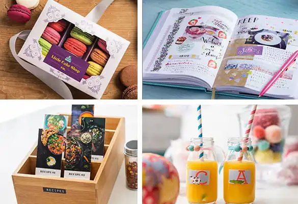 Creatieve toepassingen met kleuren labels van Brother