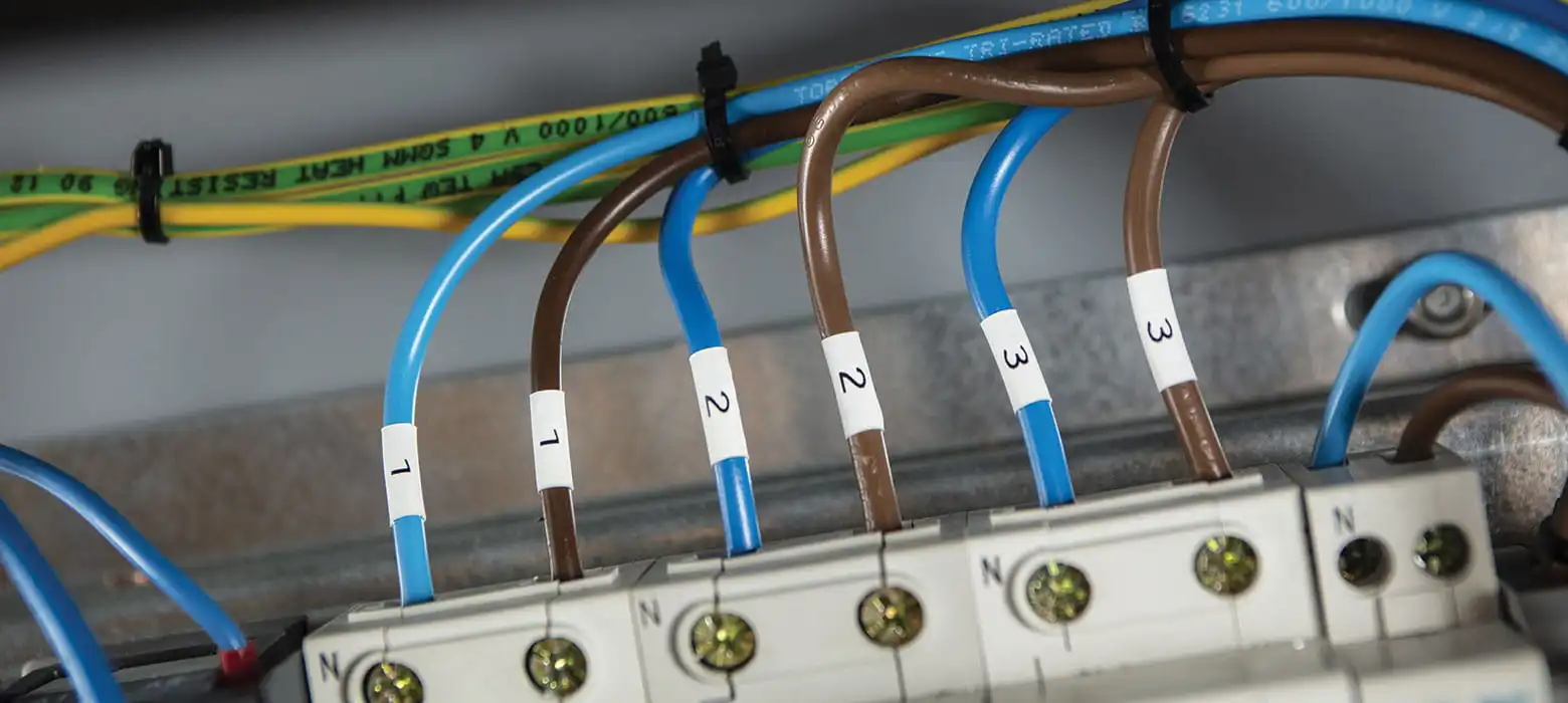Labelprinter voor elektriciens krimpkous