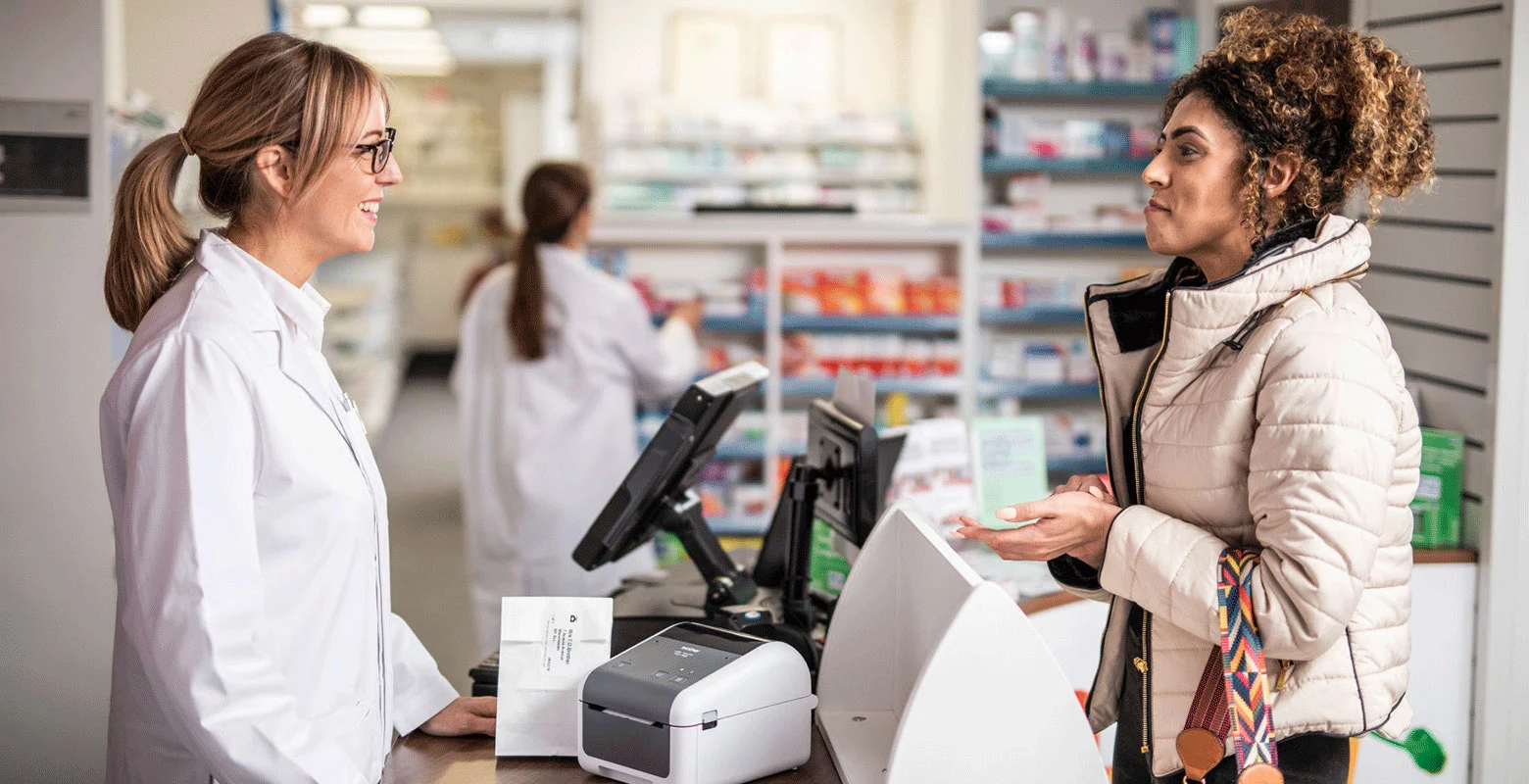 Thermische printer voor apothekers